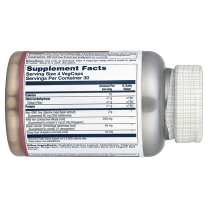 Solaray, Phytoestrogen™ with Wild Yam, Black Cohosh & Dong Quai, 120 VegCaps