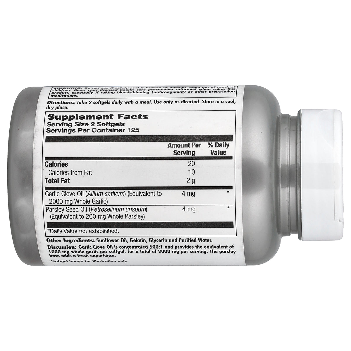 KAL, Garlic Oil, 250 SoftGels