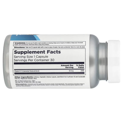 KAL, Liposomal D-3, 50 mcg, 30 VegCaps