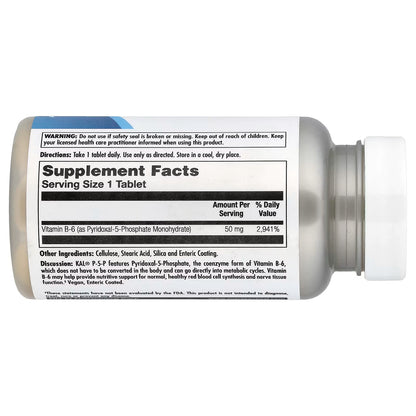 KAL, P-5-P, 50 mg, 50 Tablets