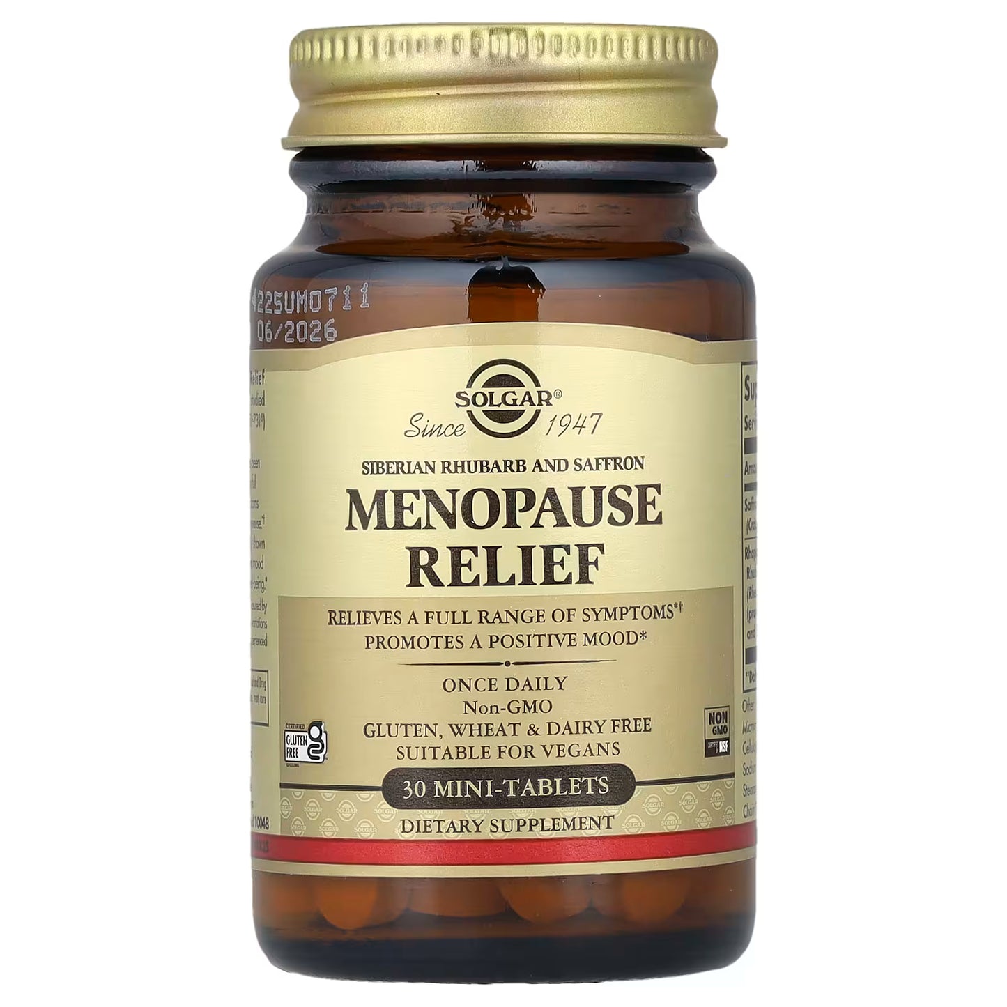 Solgar, Menopause Relief, 30 Mini-Tablets