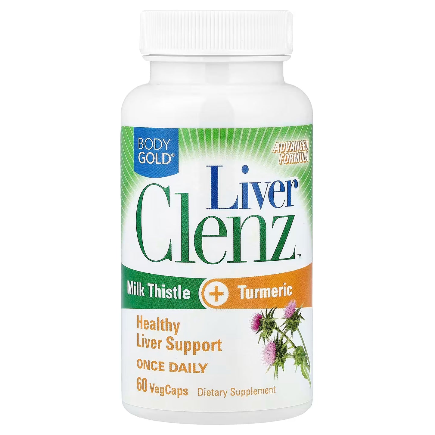 BodyGold, Liver Clenz™, 60 VegCaps