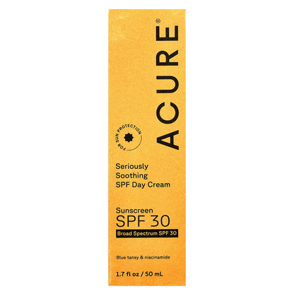 ACURE, Seriously Soothing SPF Day Cream, SPF 30, 1.7 fl oz (50 ml)