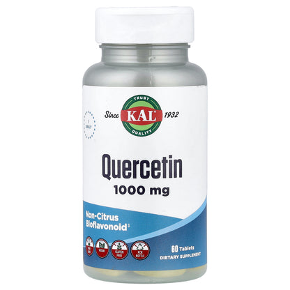 KAL, Quercetin, 1,000 mg, 60 Tablets