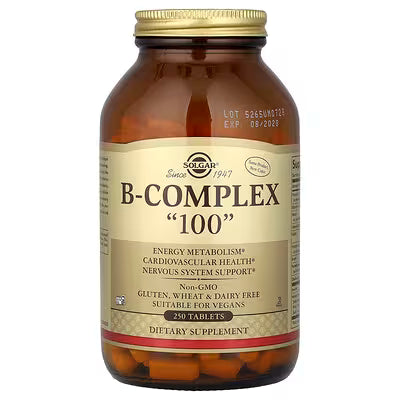 Solgar, B-Complex "100", 250 Tablets