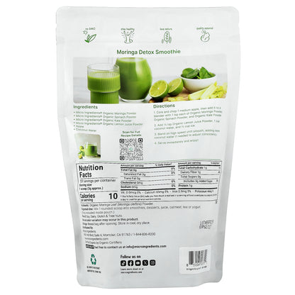Micro Ingredients, Organic Moringa Powder, 1 lb (454 g)