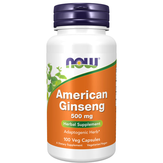 NOW Supplements, American Ginseng Extract, Adaptogenic*, 100 Veg Caps