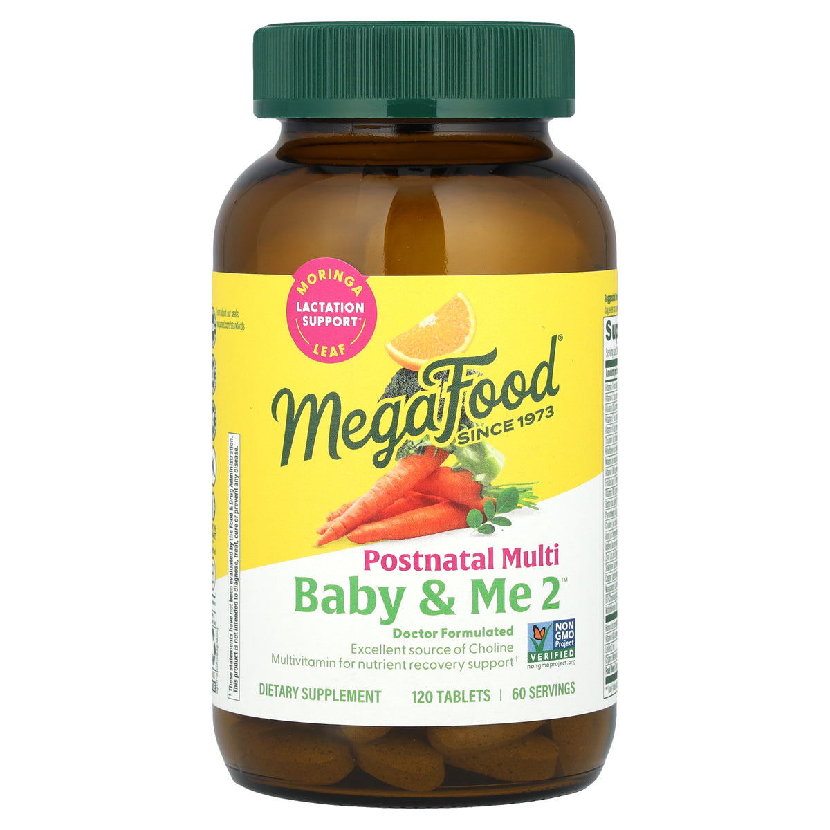 MegaFood, Baby & Me 2™, Postnatal Multivitamin, 120 Tablets