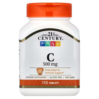 21st Century, Vitamin C, 500 mg, 110 Tablets