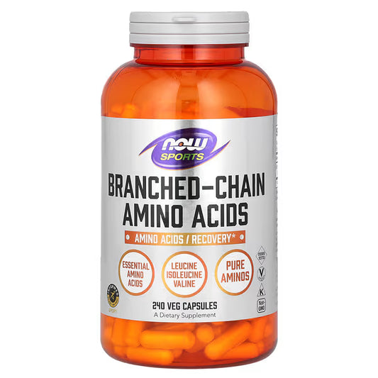 NOW Foods, Sports, Branched-Chain Amino Acids, 240 Veg Capsules