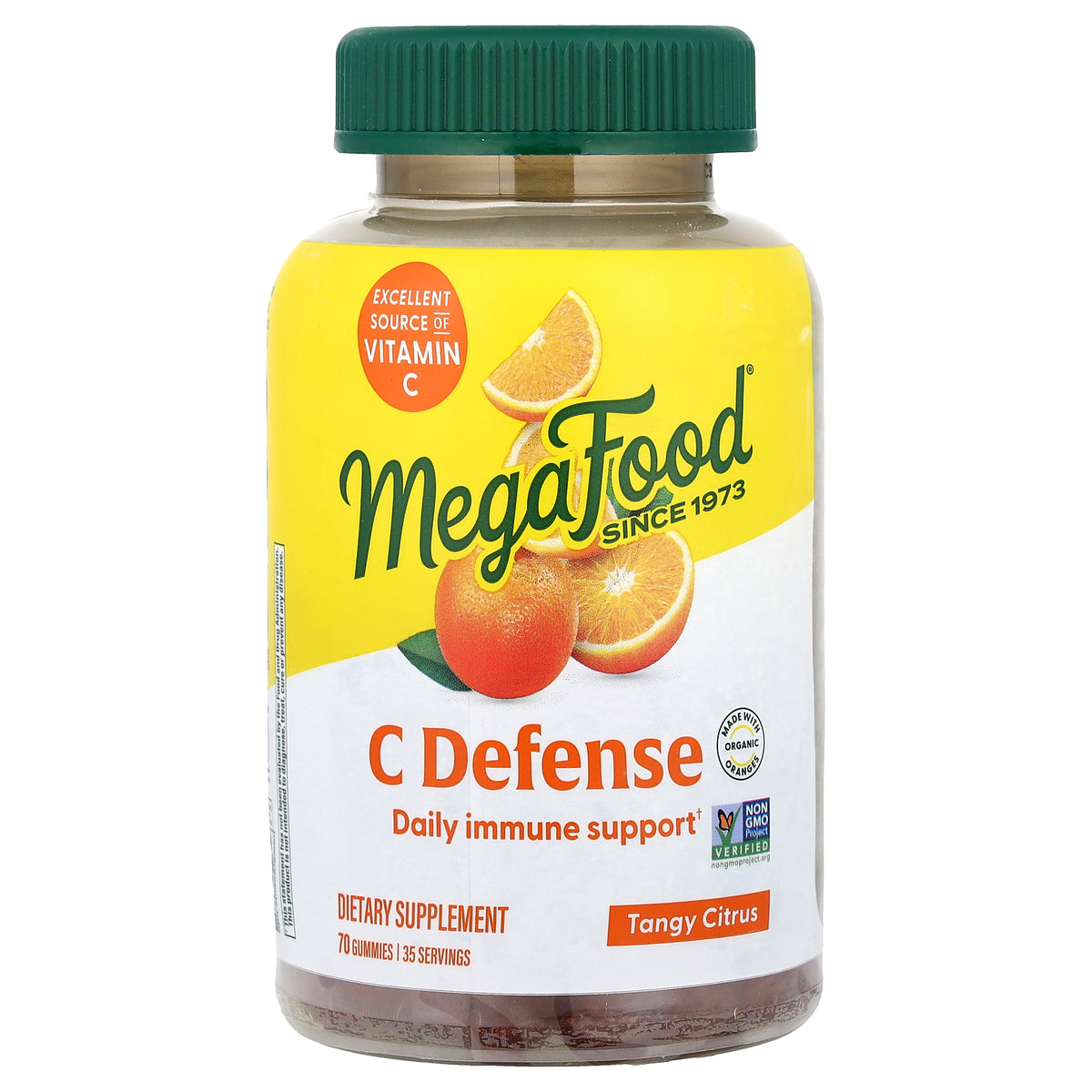 MegaFood, C Defense, Tangy Citrus, 70 Gummies