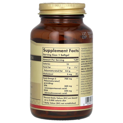 Solgar, Omega-3, 700 mg, 60 Softgels