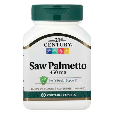 21st Century, Saw Palmetto, 60 Vegetarian Capsules