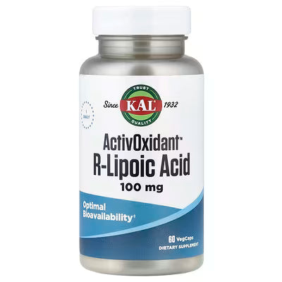 KAL, ActivOxidant™, R-Lipoic Acid, 100 mg, 60 VegCaps
