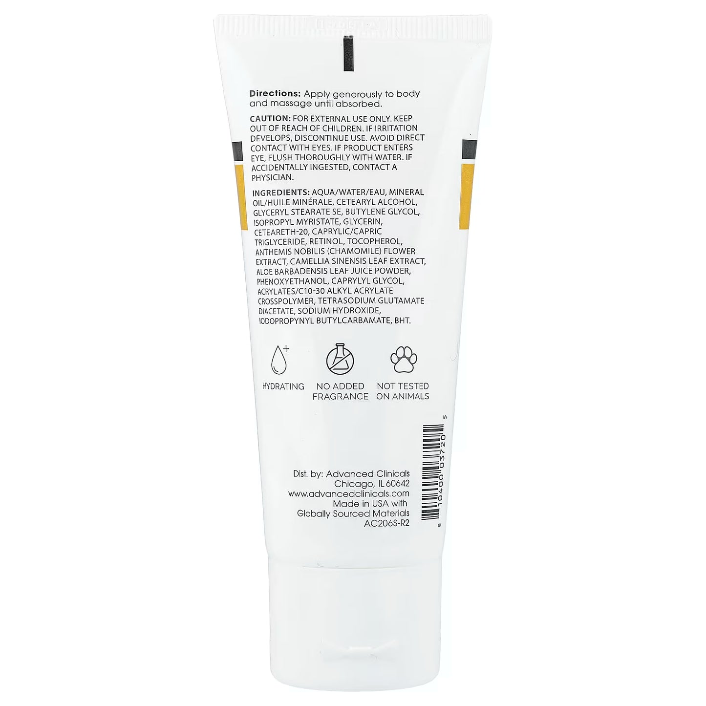 Advanced Clinicals, Retinol, Advanced Firming Cream, 2 fl oz (59 ml)