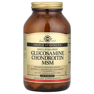 Solgar, Glucosamine Chondroitin MSM, Triple Strength, 120 Tablets