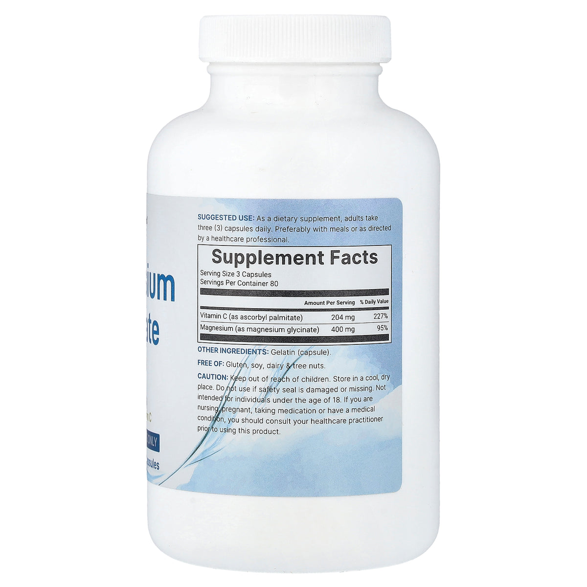 Micro Ingredients, Pure Magnesium Glycinate, 240 Capsules