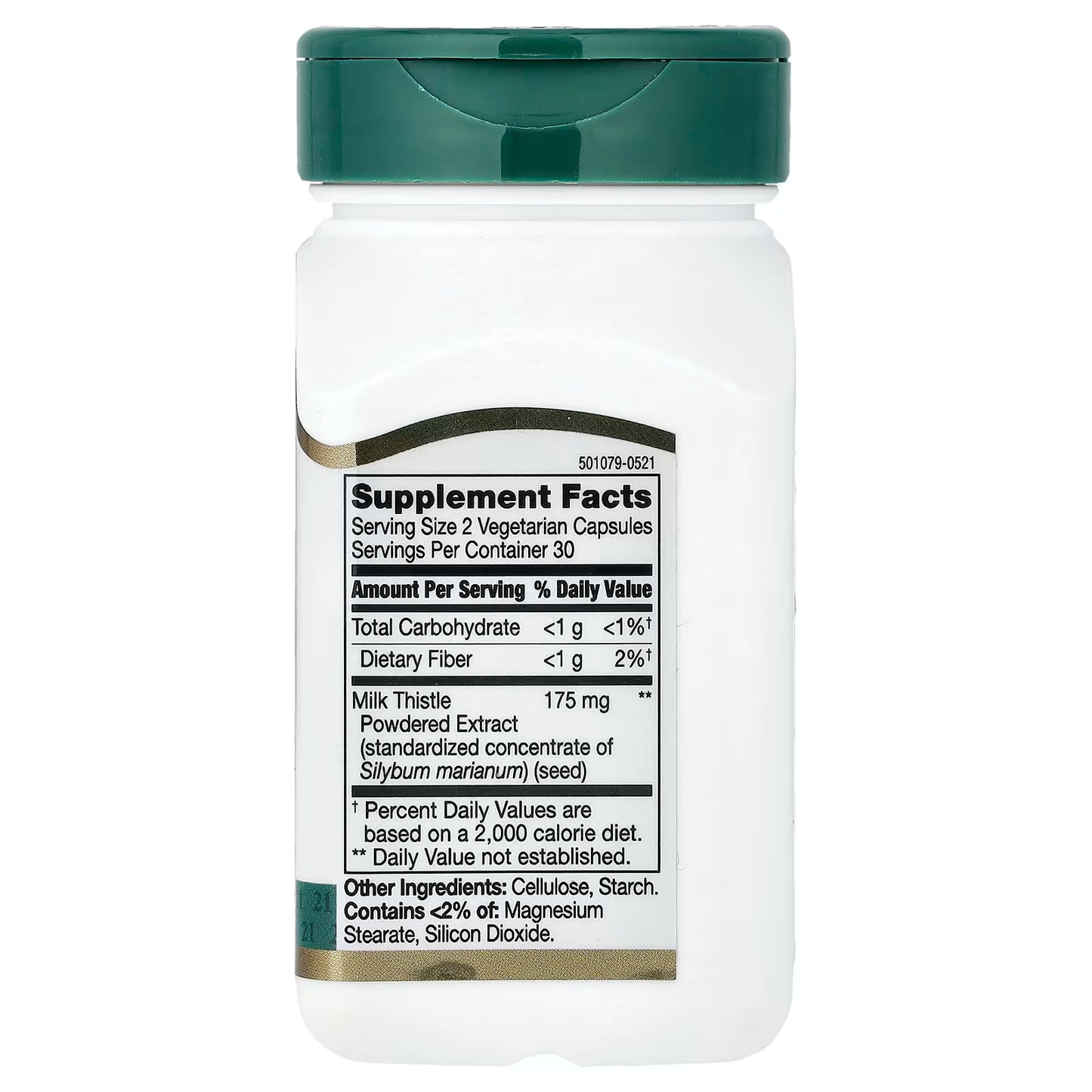 21st Century, Milk Thistle Extract, Standardized , 60 Vegetarian Capsules