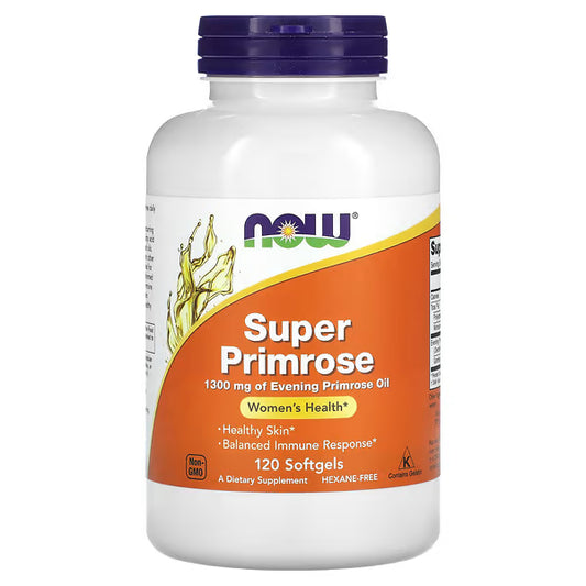 NOW Foods, Super Primrose, 1,300 mg, 120 Softgels