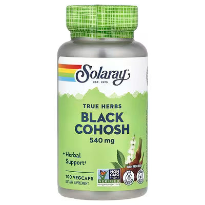 Solaray, True Herbs, Black Cohosh, 540 mg, 100 VegCaps