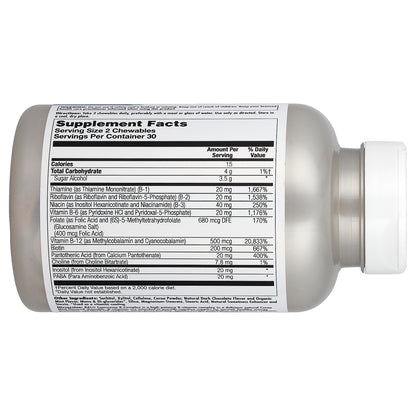 KAL, Coenzyme B-Complex, Cocoa Mint, 60 Chewables