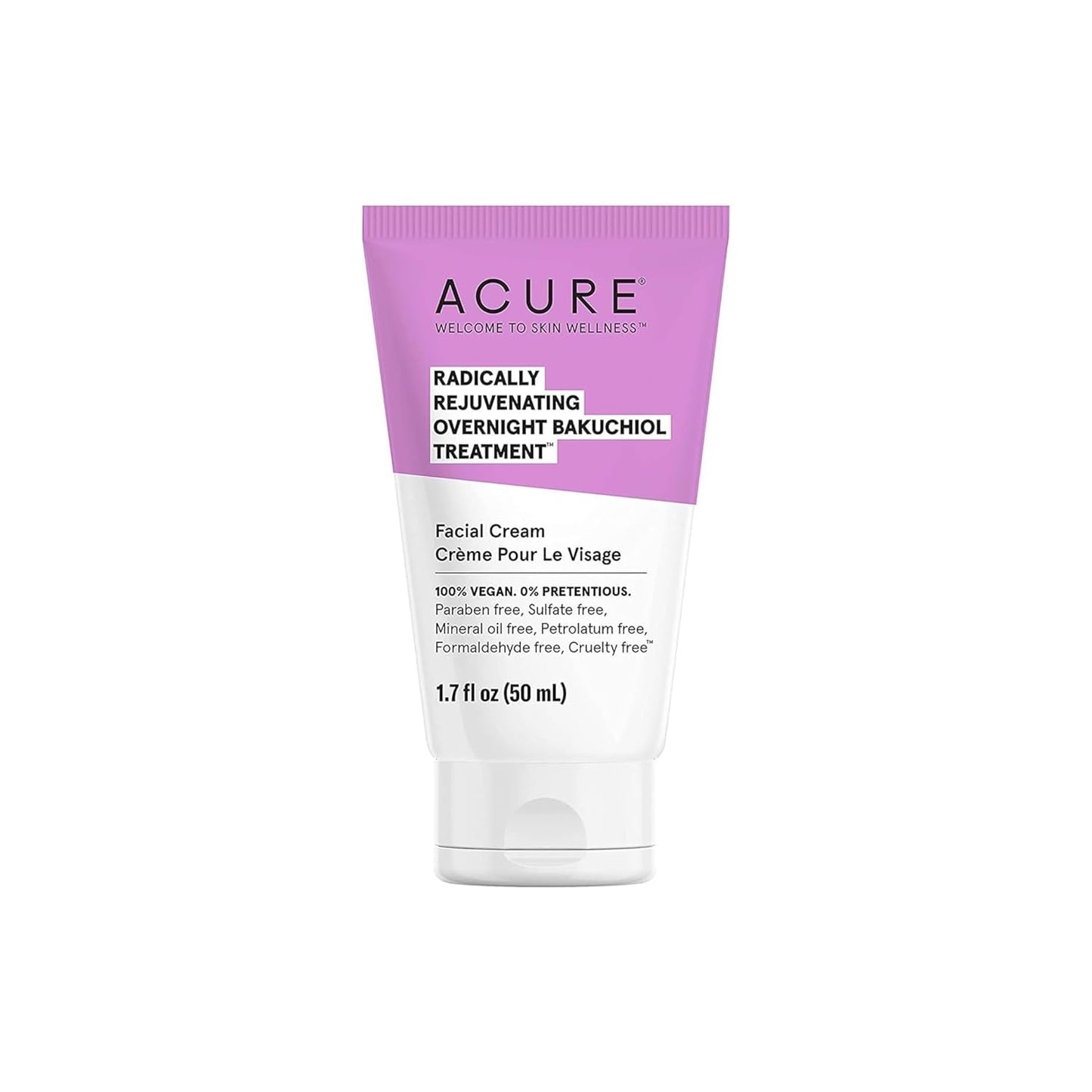 Acure, Radically Rejuvenating Overnight Bakuchiol Treatment, 1.7 Oz