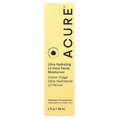 ACURE, Ultra Hydrating, 12 Hour Facial Moisturizer, 1 fl oz (30 ml)