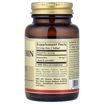 Solgar, Astaxanthin, 10 mg, 30 Softgels