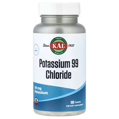 KAL, Potassium 99 Chloride, 99 mg, 100 Tablets