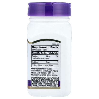 21st Century, Melatonin, 3 mg, 90 Tablets