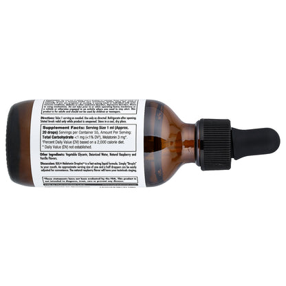 KAL, Melatonin, Natural Raspberry, 1.85 fl oz (55 ml)