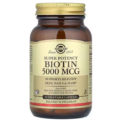 Solgar, Biotin, 50 Vegetable Capsules