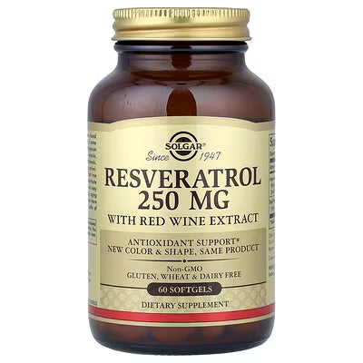 Solgar, Resveratrol, 60 Softgels
