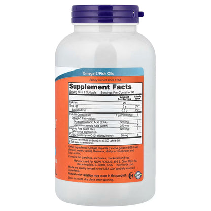 NOW Foods, Red Omega™ Fish Oil, 180 Softgels