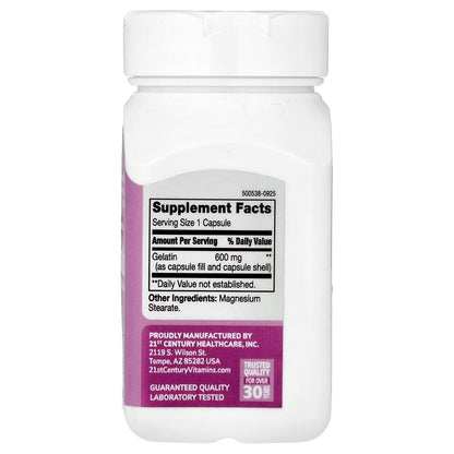 21st Century, Kalos & Splendor™, Gelatin, 600 mg, 100 Capsules