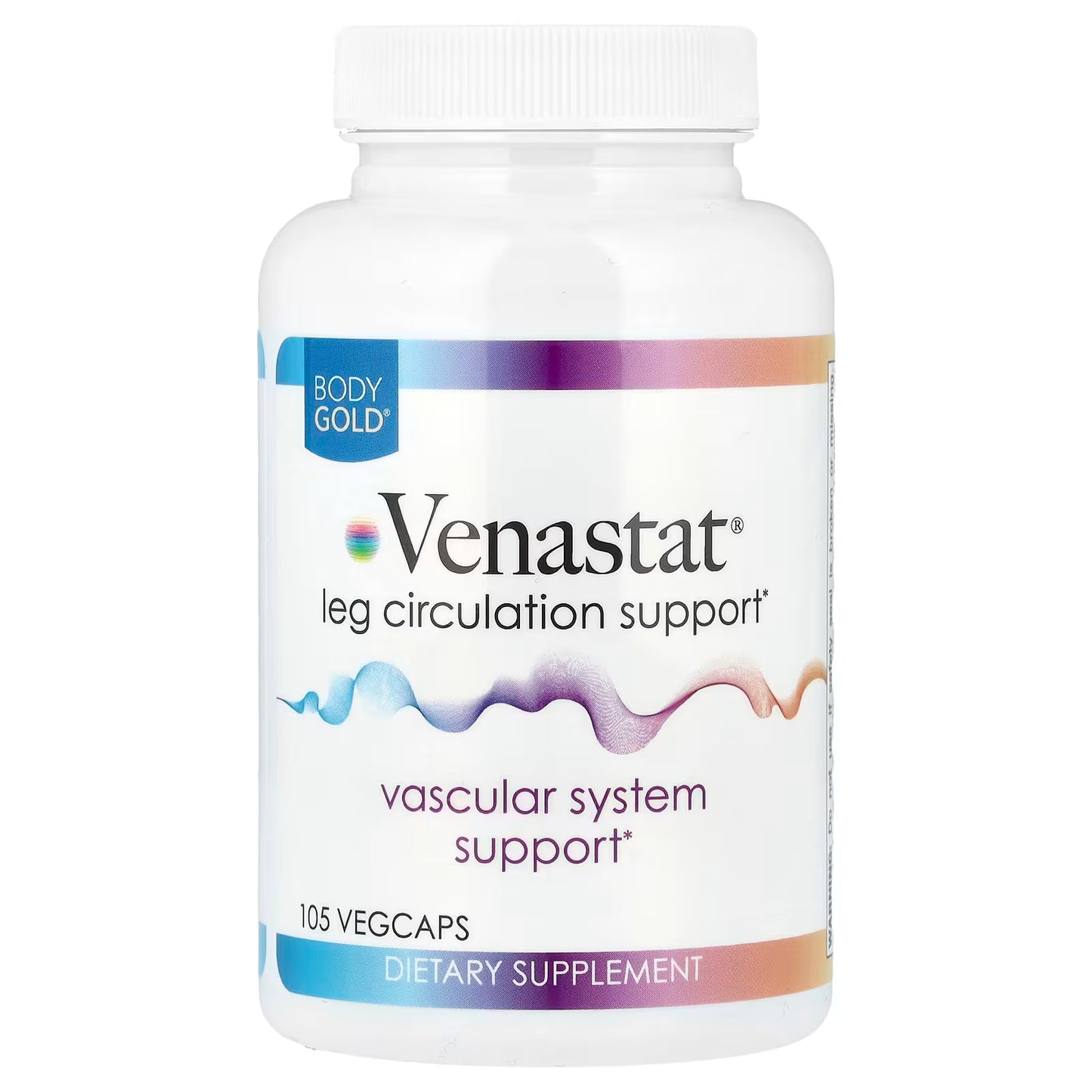 BodyGold, Venastat® Leg Circulation Support , 105 VegCaps