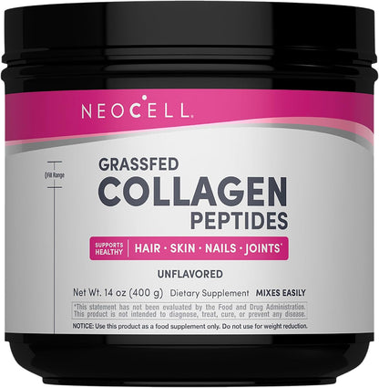 NeoCell Grassfed Collagen Peptides Powder | 14 oz | Unflavored