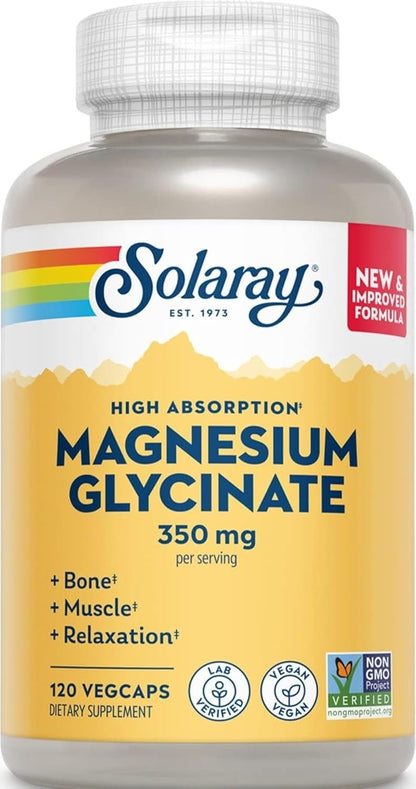 High Absorption Magnesium Glycinate Veg Capsule 120 CT