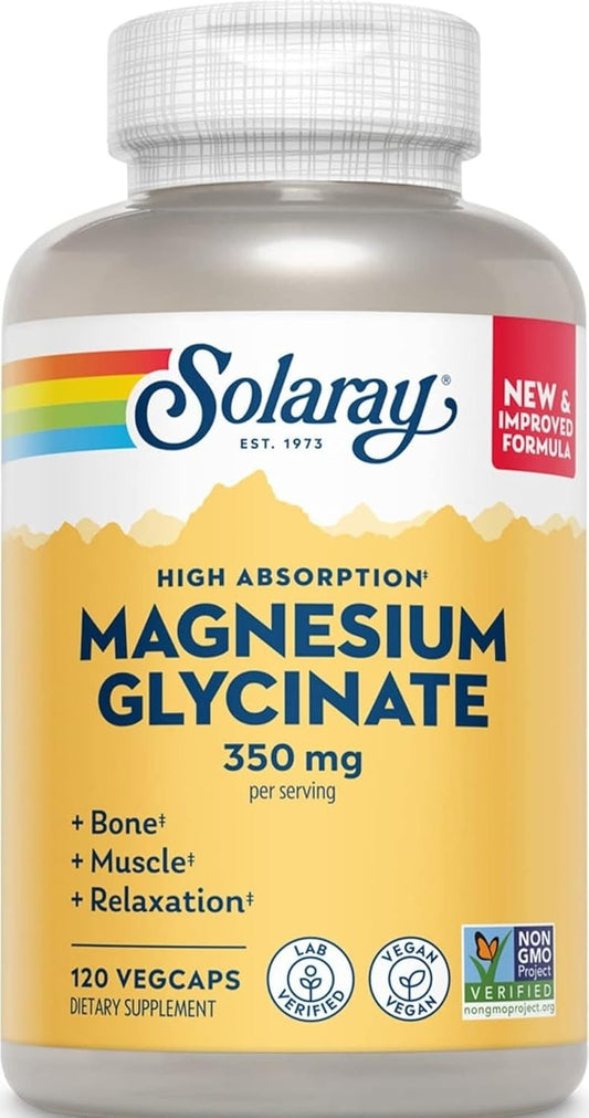 High Absorption Magnesium Glycinate Veg Capsule 120 CT