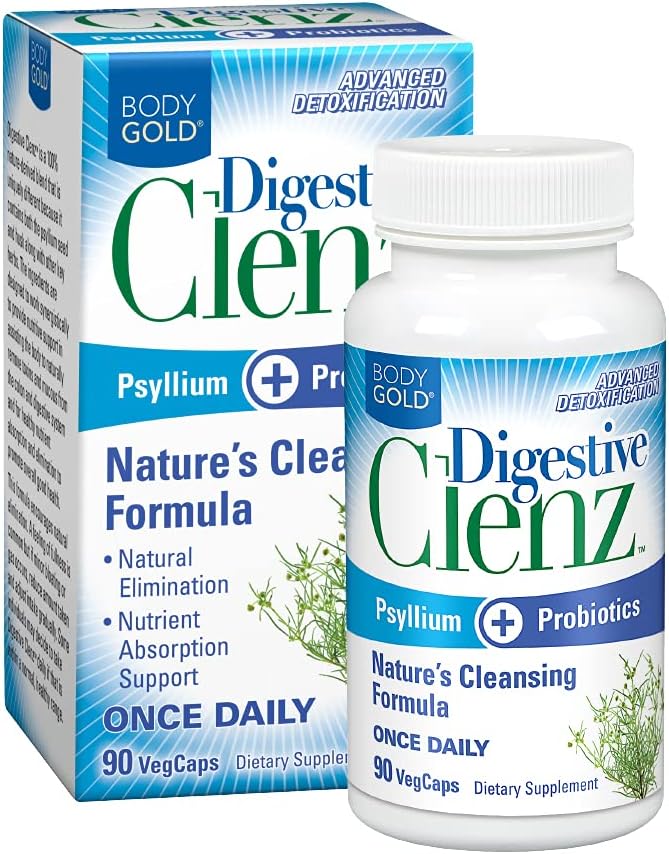 Body Gold Digestive Clenz Veg Capsule 90 CT