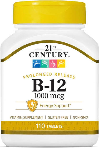 21st Century, Vitamin B-12, 500 mcg, 110 Tablets