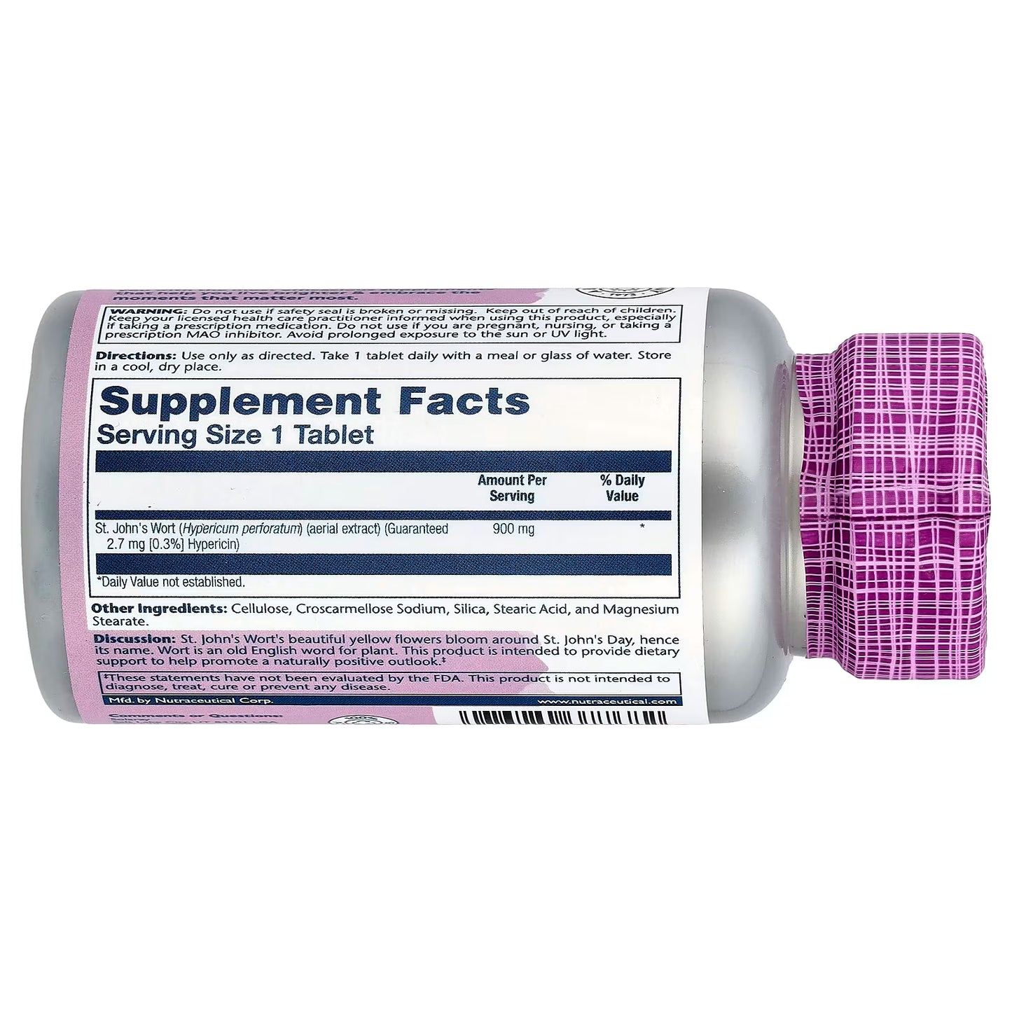 Solaray, Vital Extracts, St. John's Wort , 900 mg, 60 Tablets