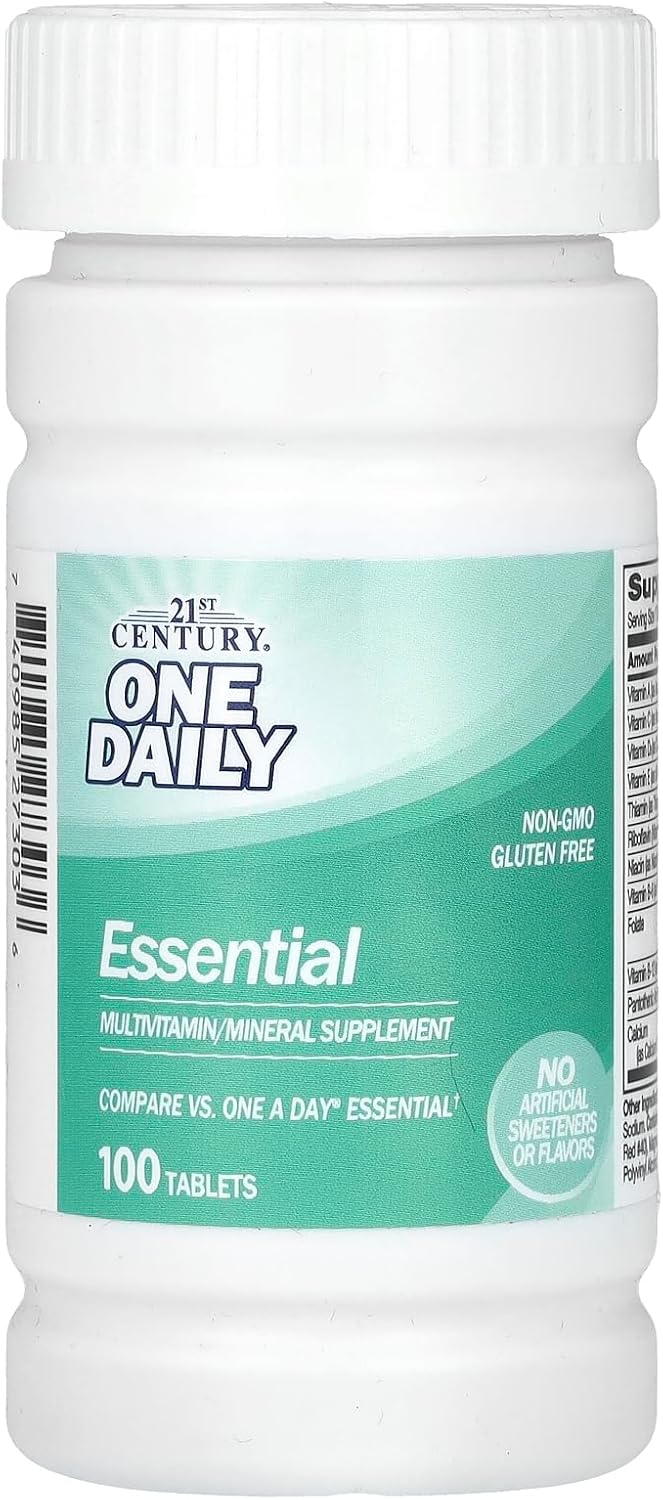 21st Century One Daily Essential Multivitamin Multimineral, 100 Tablets
