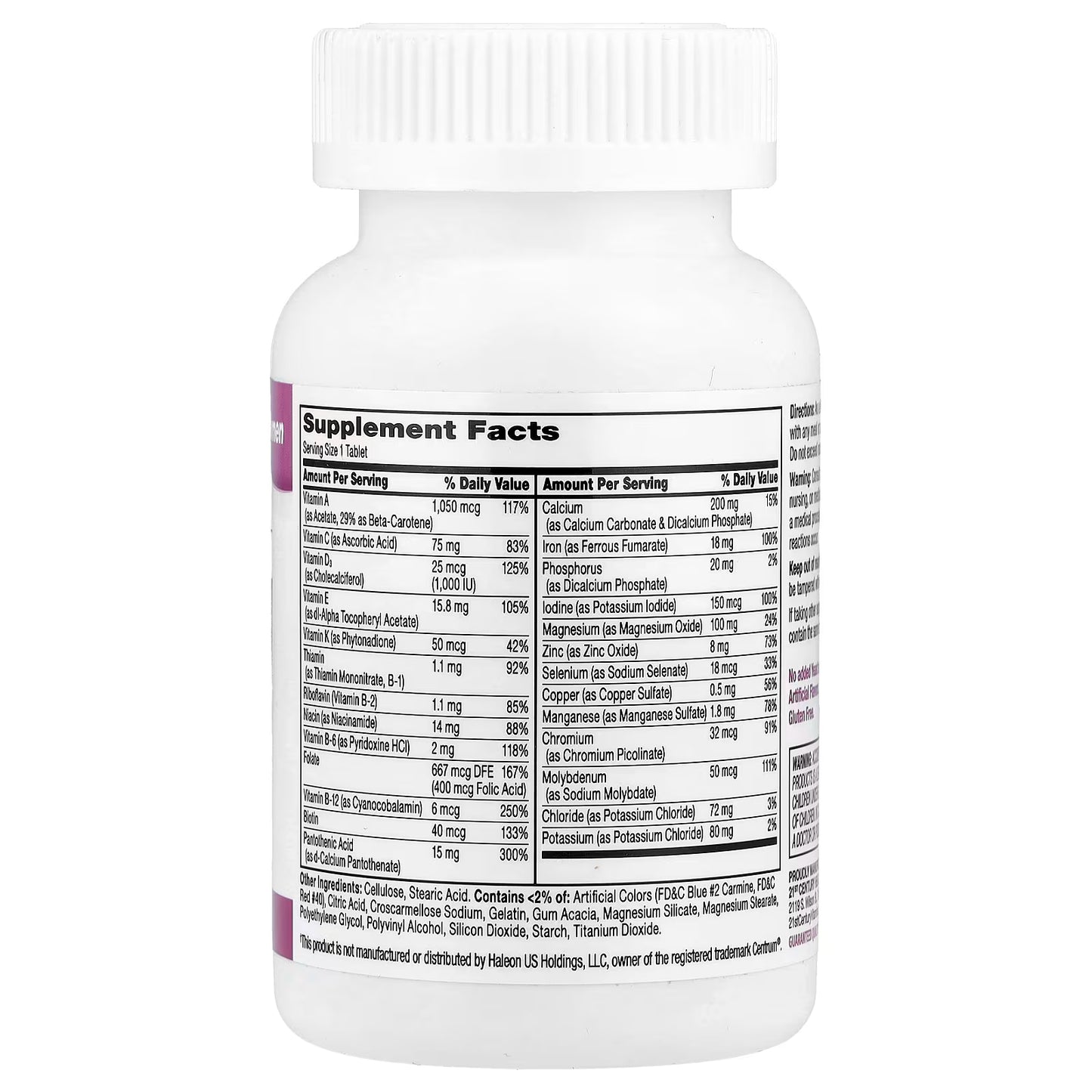 21st Century, Sentry Women, Multivitamin & Multimineral Supplement, 120 Tablets