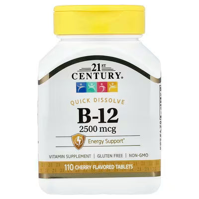 21st Century, Vitamin B-12, Cherry, 2,500 mcg, 110 Tablets