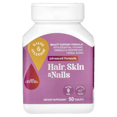 21st Century, Kalos & Splendor™, Hair, Skin & Nails, 50 Tablets