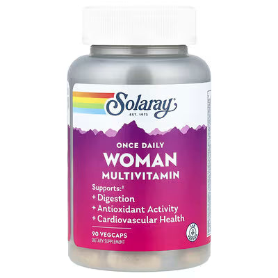 Solaray, Once Daily Woman Multivitamin, 90 VegCaps