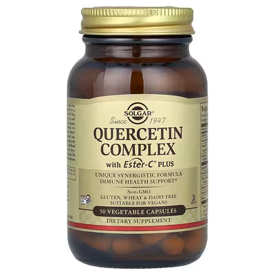 Solgar, Quercetin Complex with Ester-C® Plus, 50 Vegetable Capsules