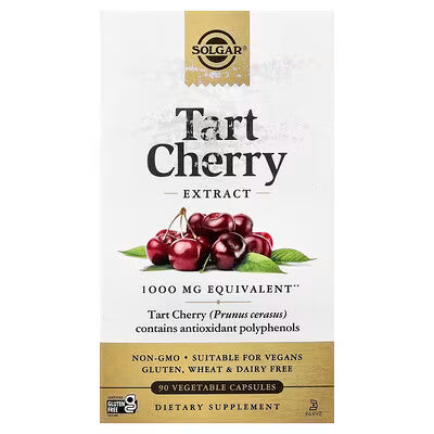 Solgar, Tart Cherry Extract, 1,000 mg, 90 Vegetable Capsules