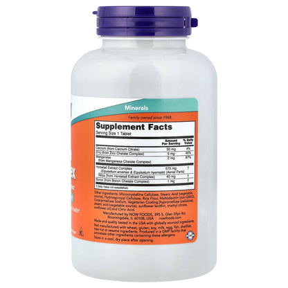 NOW Foods, Silica Complex with Horsetail Extract, 180 Tablets